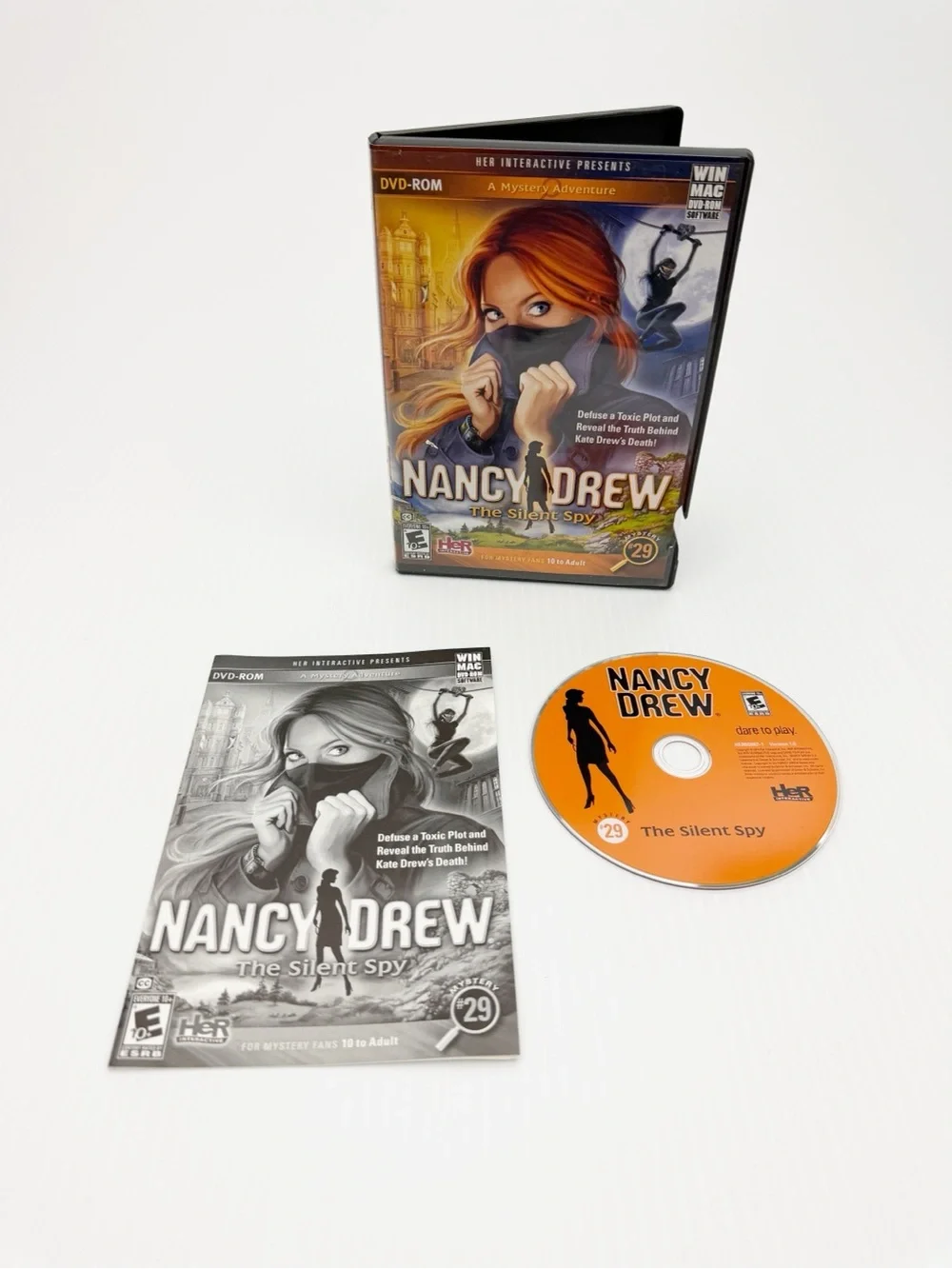 Nancy Drew The Silent Spy PC Mystery Video Game for Windows Mac